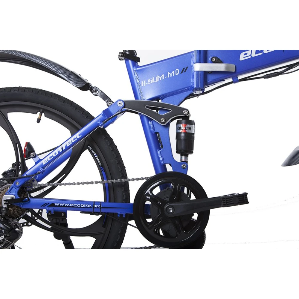 Электровелосипед Ecoffect H-Slim Middle Drive Синий 6